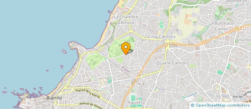 localisation de l'entreprise SYND DE COPROPRIETE RES ARGHITZEA  ANGLET