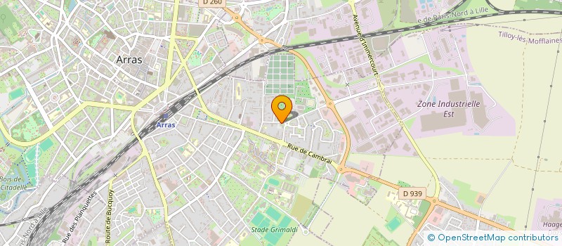 localisation de l'entreprise SYND DE COPROPRIETE RES CLOVIS à ARRAS