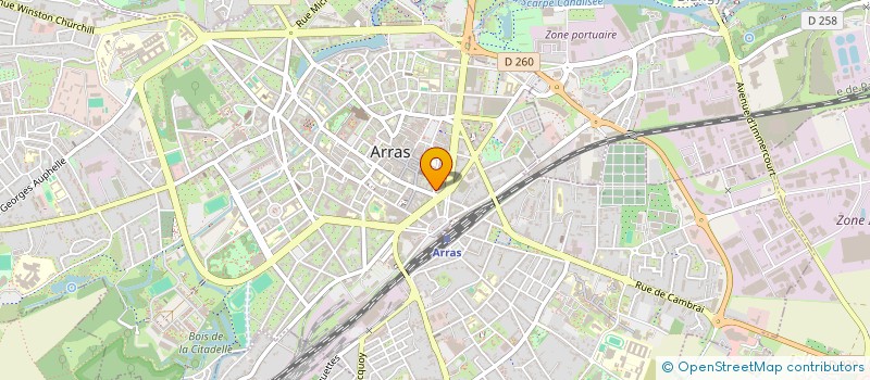 localisation de l'entreprise SYND DE COPROPRIETE RES. EUROPE 2 à ARRAS