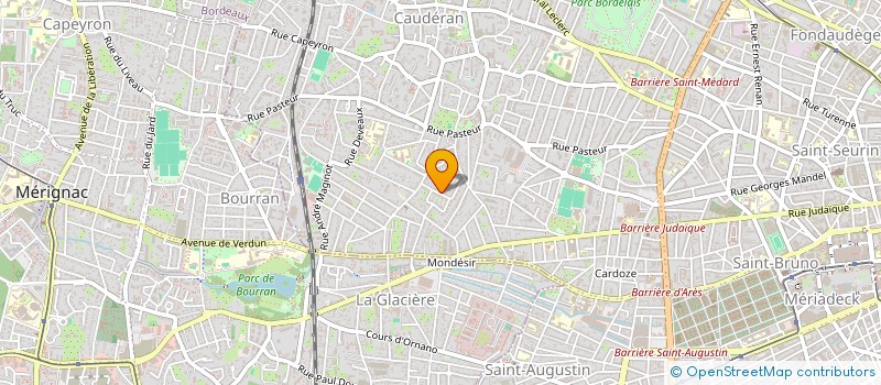 localisation de l'entreprise SYND DE COPROPRIETE RES FLORALIES  BORDEAUX