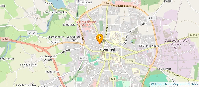 localisation de l'entreprise SYND DE COPROPRIETE RES HARMONIALE  PLOERMEL