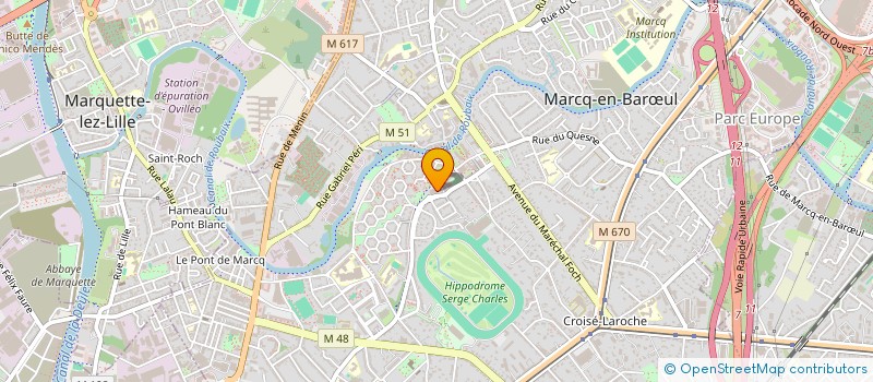 localisation de l'entreprise SYND DE COPROPRIETE RES LA JARDIN à MARCQ-EN-BARŒUL