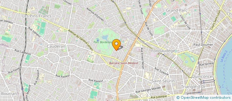 localisation de l'entreprise SYND DE COPROPRIETE RES LE BOSQUET  BORDEAUX