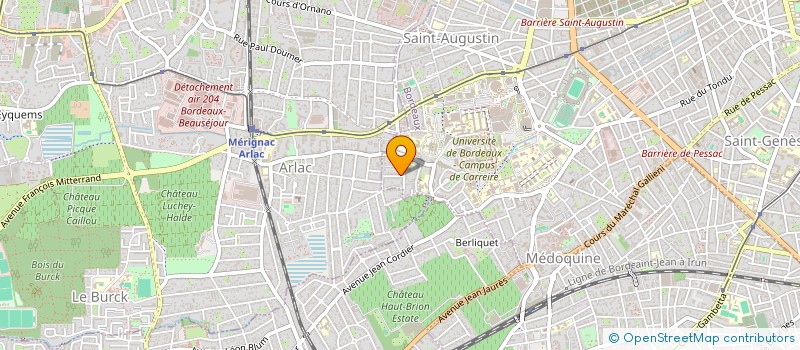 localisation de l'entreprise SYND DE COPROPRIETE RES PARC BORIE  BORDEAUX