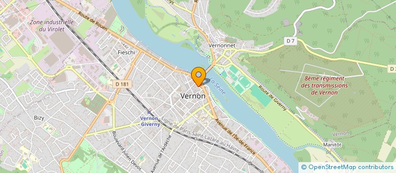 localisation de l'entreprise SYND DE COPROPRIETE RES PORTE DE L'EAU  VERNON