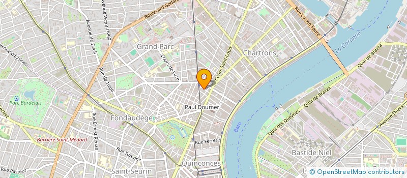 localisation de l'entreprise SYND DE COPROPRIETE RES ST JAMES I  BORDEAUX