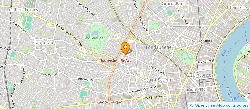 localisation de l'entreprise SYND DE COPROPRIETE RES TURENNE BEL ORME à BORDEAUX