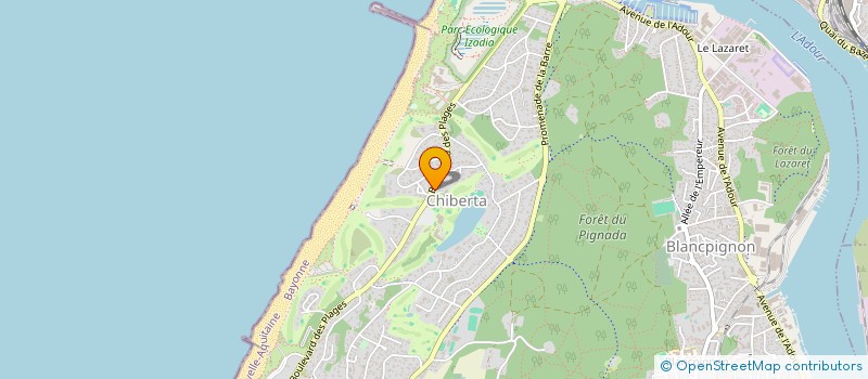 localisation de l'entreprise SYND DE COPROPRIETE RES VILLA ALLAECANA  ANGLET