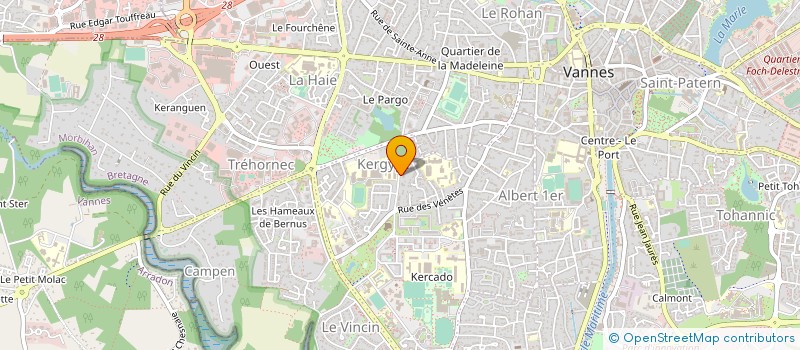 localisation de l'entreprise SYND DE COPROPRIETE RESIDENCE LE CASTEL à VANNES