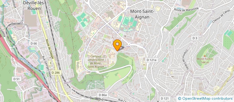 localisation de l'entreprise SYND DE COPROPRIETE RESIDENCE ST AIGNAN  MONT-SAINT-AIGNAN