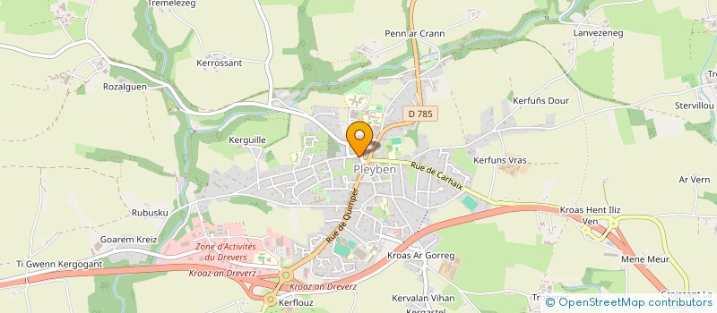 localisation de l'entreprise SYND DE COPROPRIETE SCI DE L ENCLOS  PLEYBEN