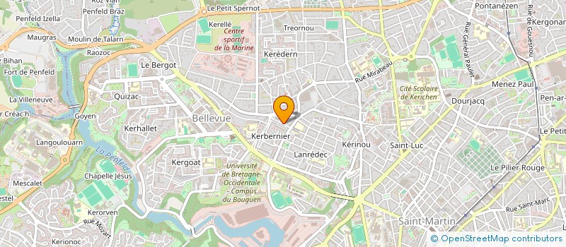 localisation de l'entreprise SYND DE COPROPRIETE SGI à BREST