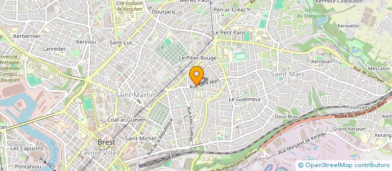 localisation de l'entreprise SYND DE COPROPRIETE SGI à BREST