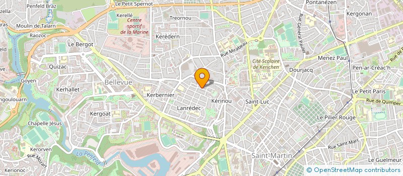 localisation de l'entreprise SYND DE COPROPRIETE SGI à BREST