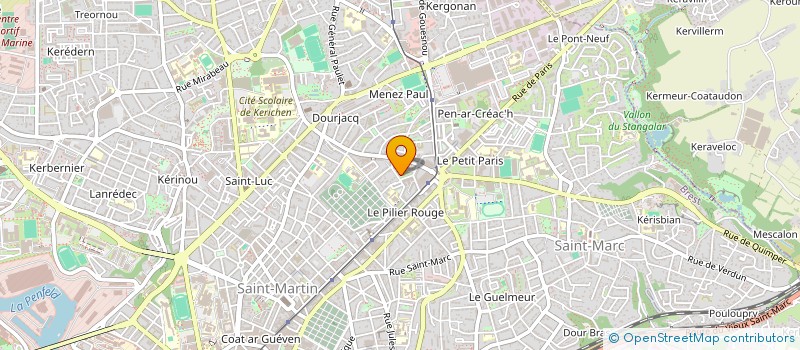 localisation de l'entreprise SYND DE COPROPRIETE SGI à BREST