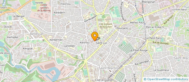 localisation de l'entreprise SYND DE COPROPRIETE SGI  BREST