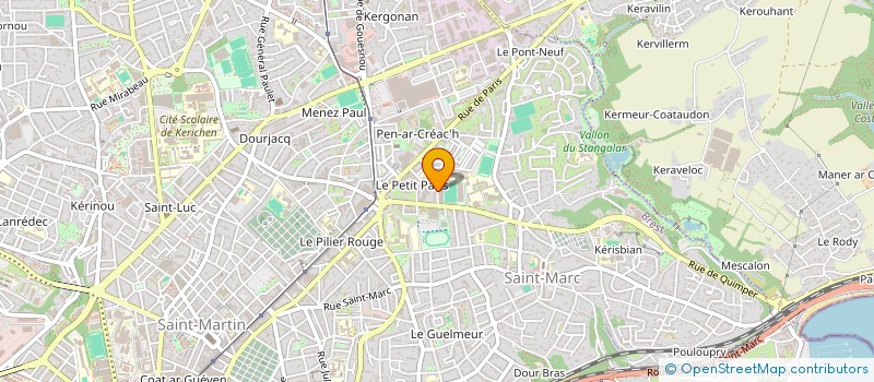 localisation de l'entreprise SYND DE COPROPRIETE SGI à BREST