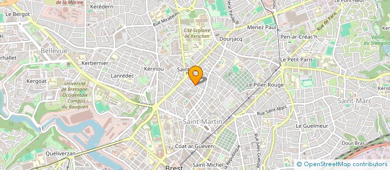 localisation de l'entreprise SYND DE COPROPRIETE SGI à BREST
