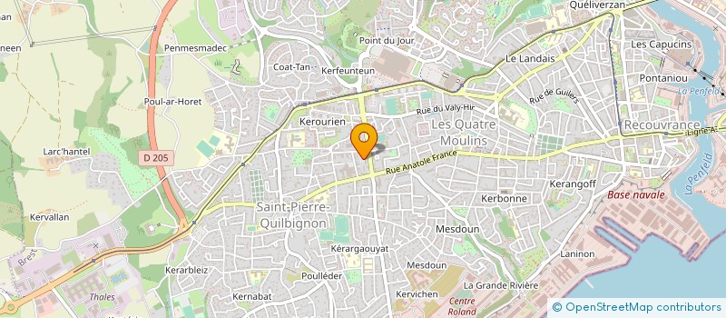 localisation de l'entreprise SYND DE COPROPRIETE SGI à BREST