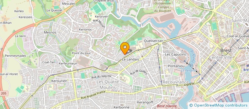 localisation de l'entreprise SYND DE COPROPRIETE SGI à BREST