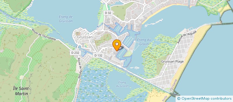 localisation de l'entreprise SYND DE COPROPRIETE VOILE D'OC  GRUISSAN