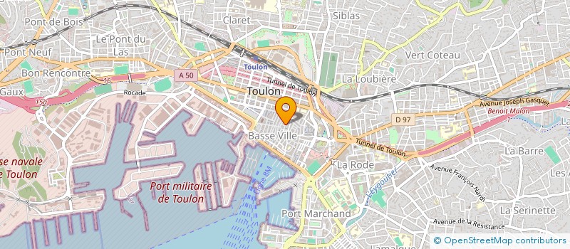 localisation de l'entreprise SYND DE COPROPRIETES  TOULON