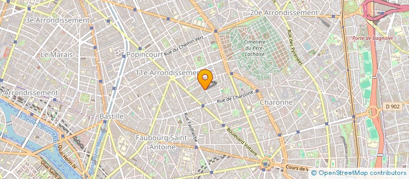 localisation de l'entreprise SYND DE COPRP DU 61 R LEON FROT  PARIS