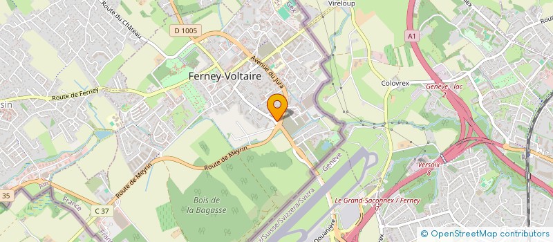 localisation de l'entreprise SYND DE L'OREE DE FRANCE à FERNEY-VOLTAIRE