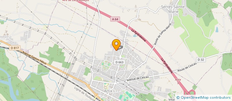 localisation de l'entreprise SYND DE REGROUPEMENT PEDAGOGIQUE INTERCOMMUNAL EN PAYS D'ARTHEZ  CESCAU