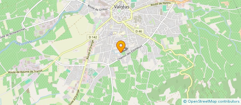 localisation de l'entreprise SYND DEF PRODUCTEURS FRUITS LEGUMES à VALREAS