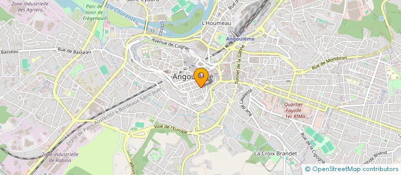 localisation de l'entreprise SYND DEFENSE EMPLOY D EMPLOYES MAISON à ANGOULEME