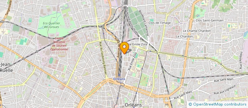localisation de l'entreprise SYND DEFENSE SALARIES ELECTR INDUS BATIM à ORLEANS