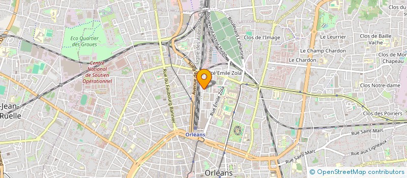 localisation de l'entreprise SYND DEFENSE SALARIES TECHN ELECT MECANI à ORLEANS