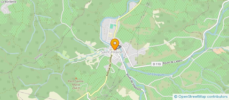 localisation de l'entreprise SYND DEFENSE VINS PAYS COTEAUX CITE  LEUC