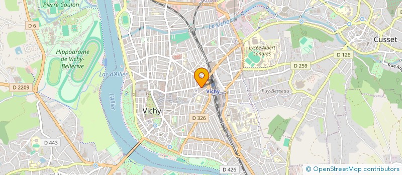 localisation de l'entreprise SYND DEFENSE VOLAILLES FERMIERES à VICHY