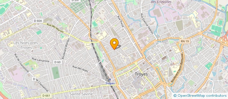 localisation de l'entreprise SYND DELAUNAY à TROYES