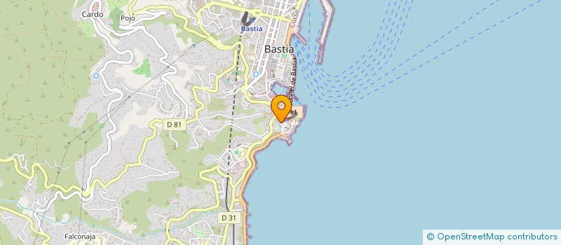 localisation de l'entreprise SYND DEP ARTISANS PETITES ENTREP BATIM à BASTIA