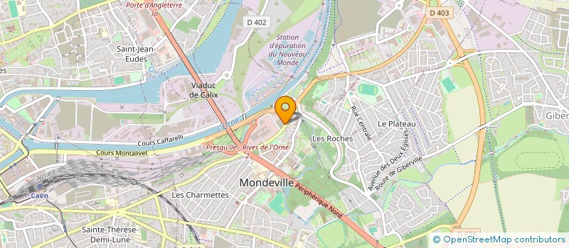 localisation de l'entreprise SYND DEP BOUCH-CHARCUT DU CALV  MONDEVILLE