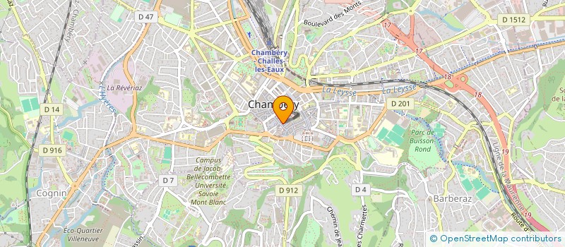 localisation de l'entreprise SYND DEP CONTROLE LAITIER ET BEURRIER à CHAMBERY