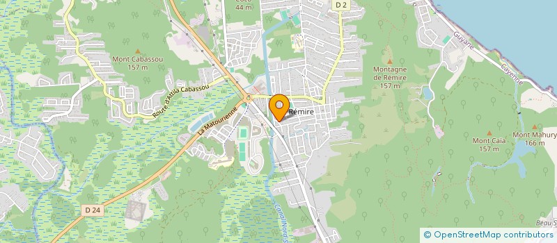 localisation de l'entreprise SYND DEP DES TRANSPORTEURS DE GUYANE  REMIRE-MONTJOLY