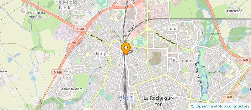 localisation de l'entreprise SYND DEP PROPRIETE PRIVEE RUR VENDEE à LA ROCHE-SUR-YON