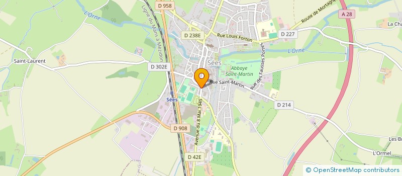 localisation de l'entreprise SYND DEPART CHIRURGIENS DENTISTES ORNE à SEES