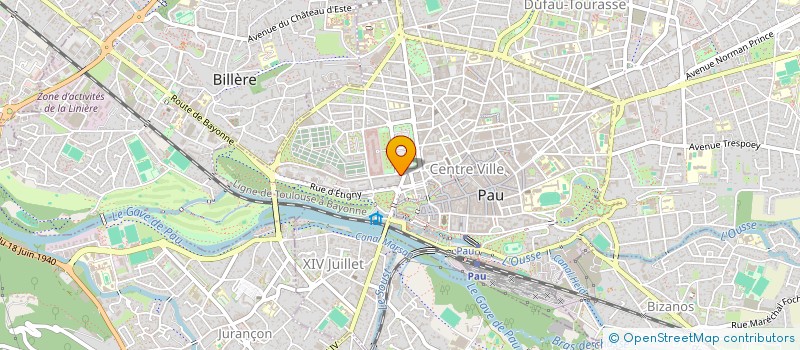localisation de l'entreprise SYND DES COP 17 RUE BAYARD à PAU