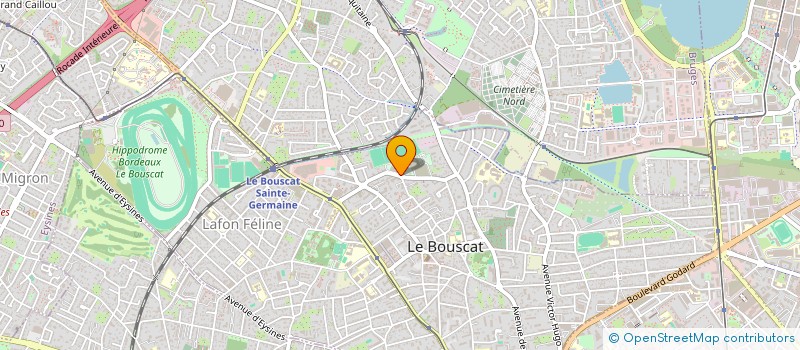 localisation de l'entreprise SYND DES COPR RES LE BLASON  LE BOUSCAT