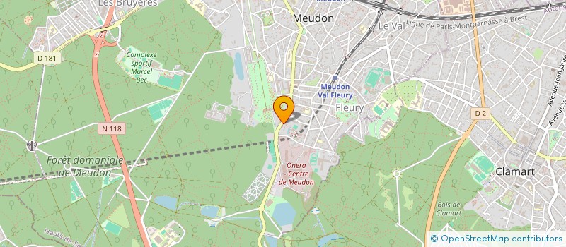 localisation de l'entreprise SYND DES COPR SDC PARC ALEMBERT BAT B ET C  MEUDON