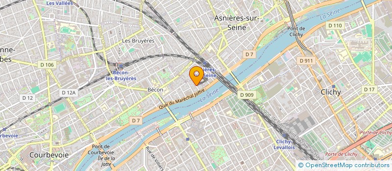 localisation de l'entreprise SYND DES COPRO à COURBEVOIE