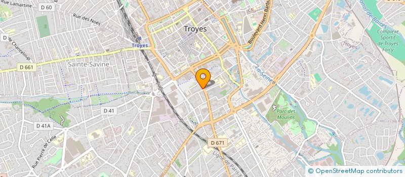 localisation de l'entreprise SYND DES COPRO. CRONCELS GAYETTES  TROYES