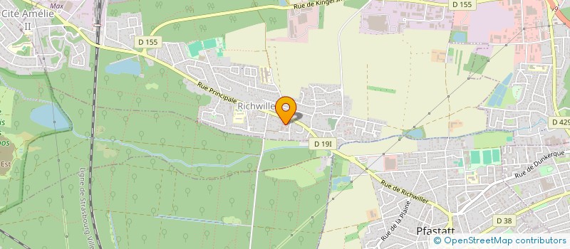 localisation de l'entreprise SYND DES COPRO. RES. OREE DU BOIS  PFASTATT