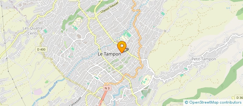 localisation de l'entreprise SYND DES COPRO RES Z'OISEAUX DU PARADIS  LE TAMPON