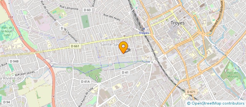 localisation de l'entreprise SYND DES COPRO RESIDENCE DU COCHE  SAINTE-SAVINE